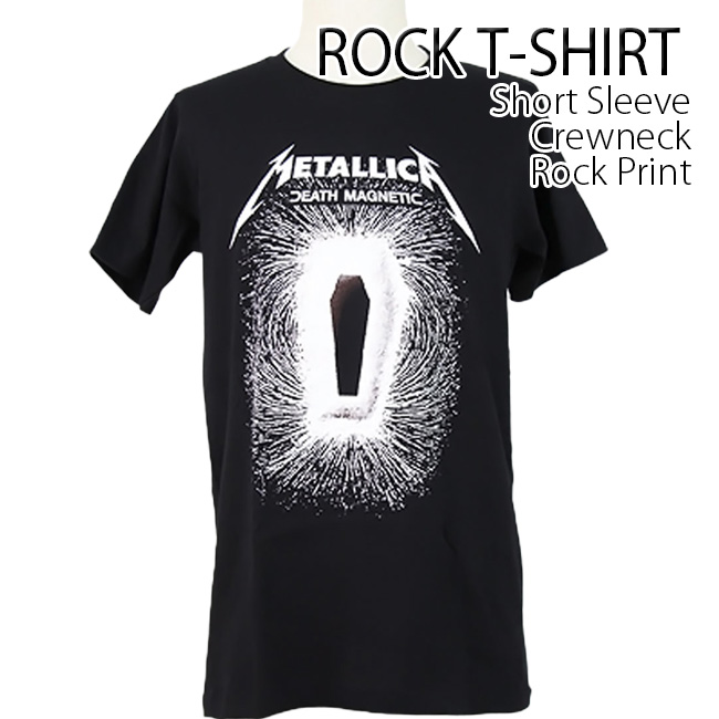 ロックtシャツ バンドtシャツ パンク Metallica メンズ レディース M-2XLサイズ 黒...