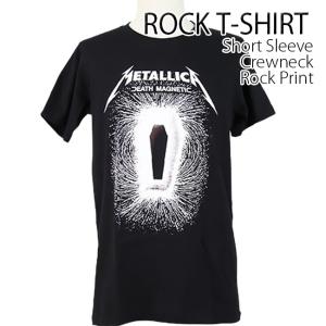 ロックtシャツ バンドtシャツ パンク Metallica メタリカ バンドTシャツ メンズ レディ...