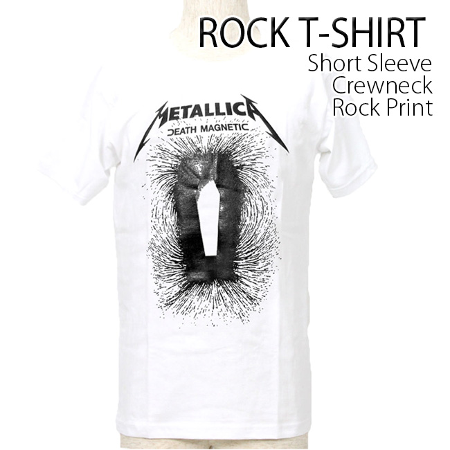 ロックtシャツ バンドtシャツ パンク Metallica メンズ レディース M-2XLサイズ 黒...