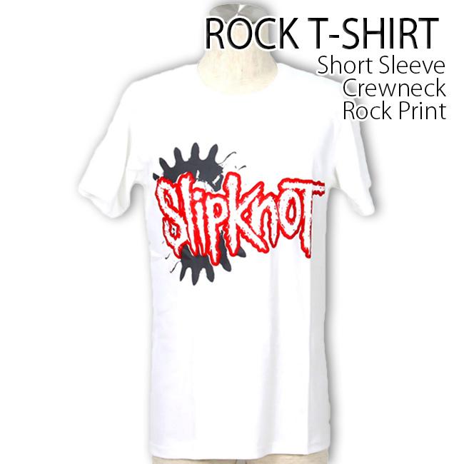 ロックtシャツ バンドtシャツ パンク Slipknot スリップノット ギアロゴ メンズ レディース M-2XLサイズ 黒色 白色 ストリート系｜t-link｜03