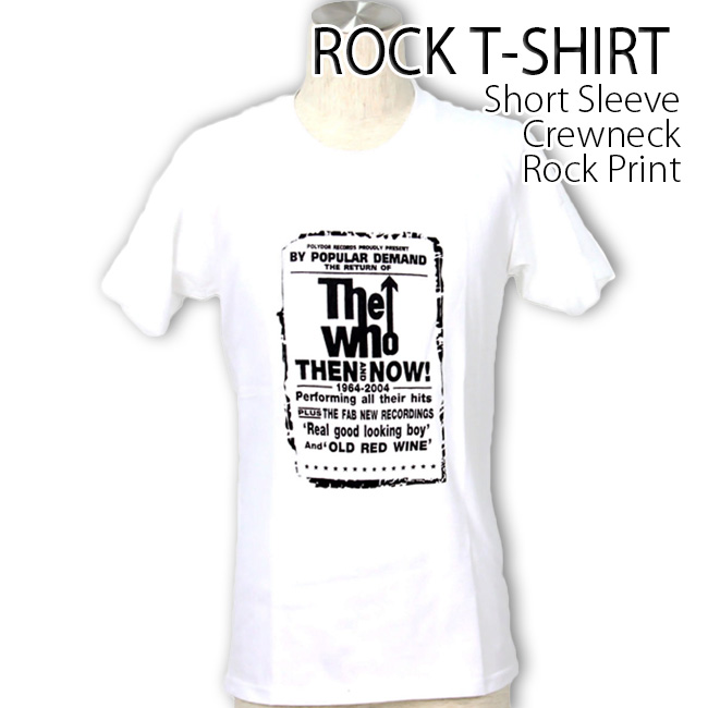 ロックtシャツ バンドtシャツ パンク The Who ザ フー NOW版 メンズ レディース M-...