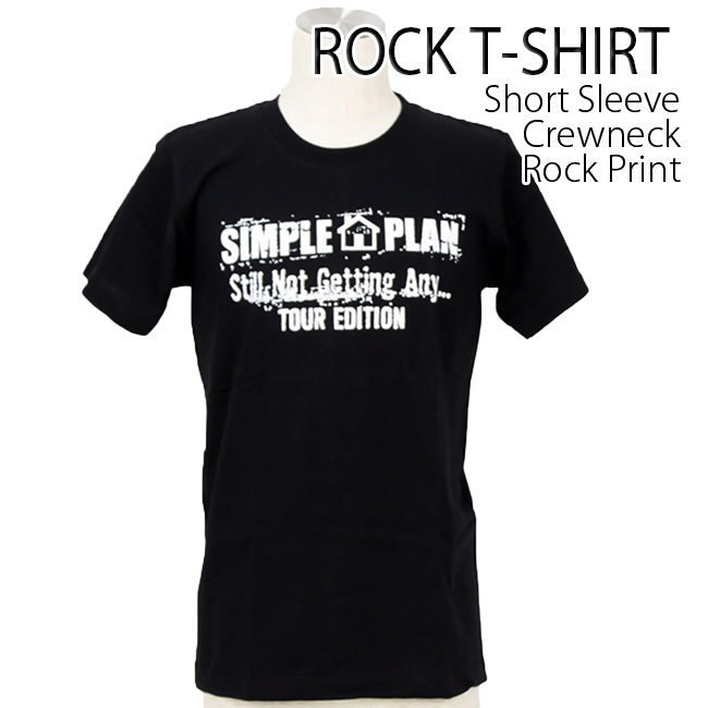 ロックtシャツ バンドtシャツ パンク Simple Plan シンプル プラン メンズ レディース...