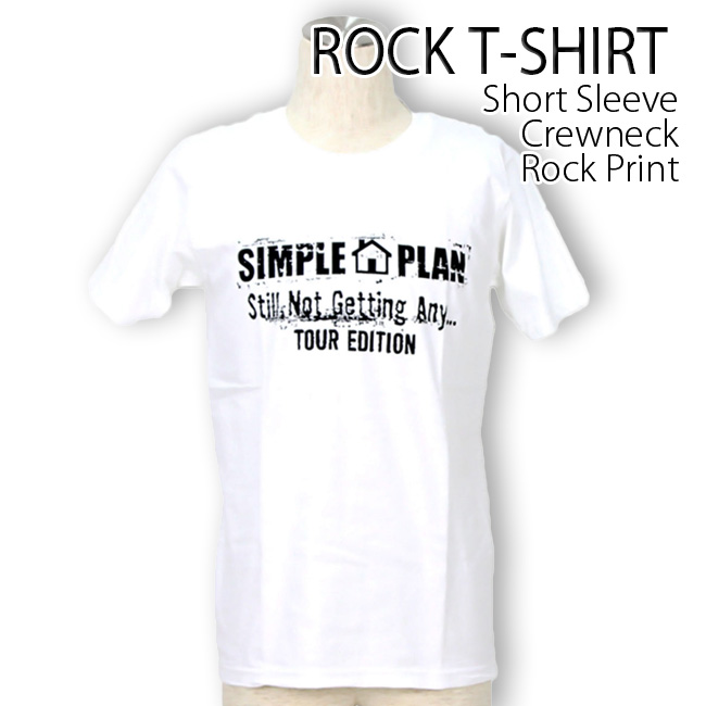 ロックtシャツ バンドtシャツ パンク Simple Plan シンプル プラン メンズ レディース...