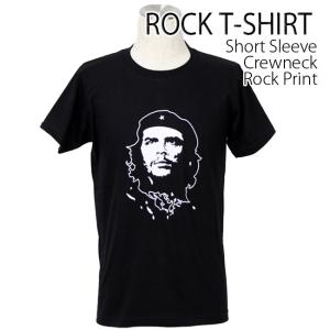 ロックtシャツ バンドtシャツ パンク デザインTシャツ 孤独な革命家チェゲバラ メンズ レディース...
