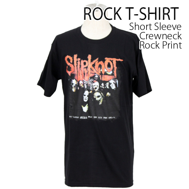 ロックtシャツ バンドtシャツ パンク Slipknot スリップノット ALL MEMBER メン...