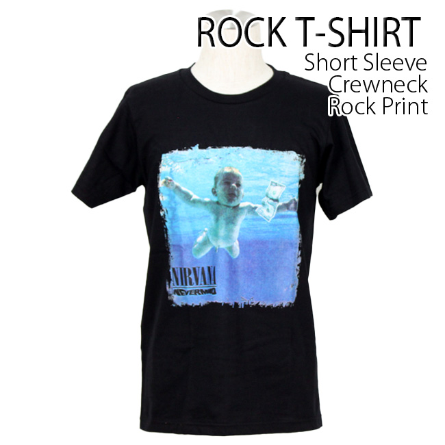 ロックtシャツ バンドtシャツ パンク Nirvana Nevermind メンズ レディース M-...