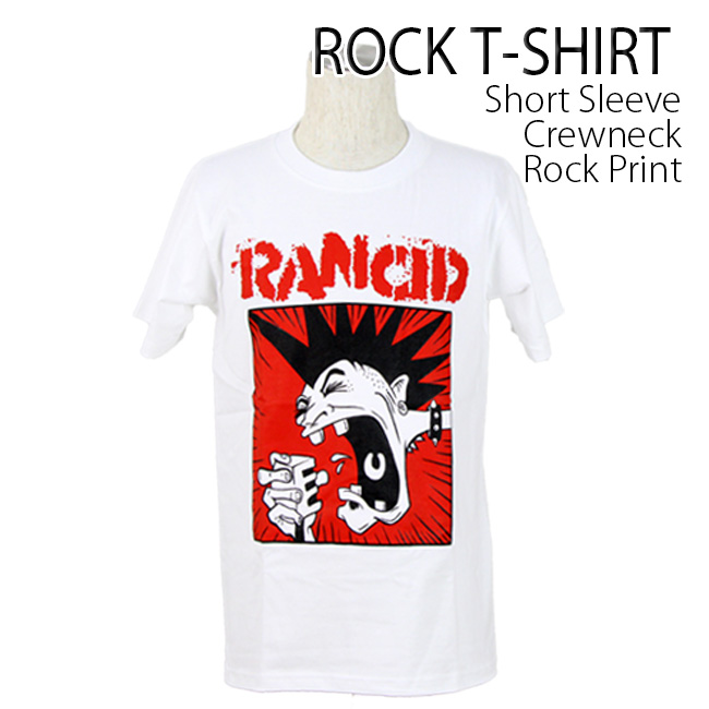 ロックtシャツ バンドtシャツ パンク ランシド Rancid コミックイラスト メンズ レディース...