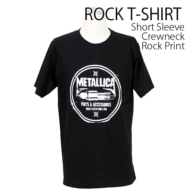 ロックtシャツ バンドtシャツ パンク Metallica メタリカ メンズ