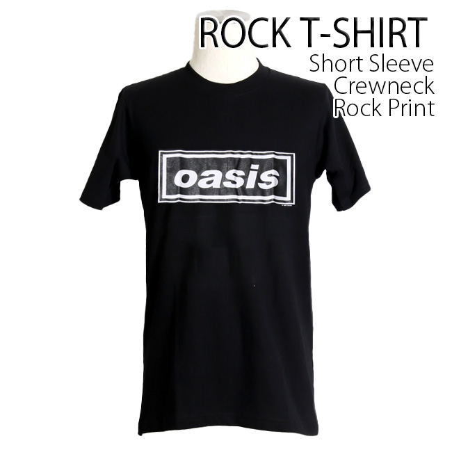 Oasis バンド Tシャツ ロゴ XL ロックtシャツ バンドtシャツ パンク oasis オアシス シンプル