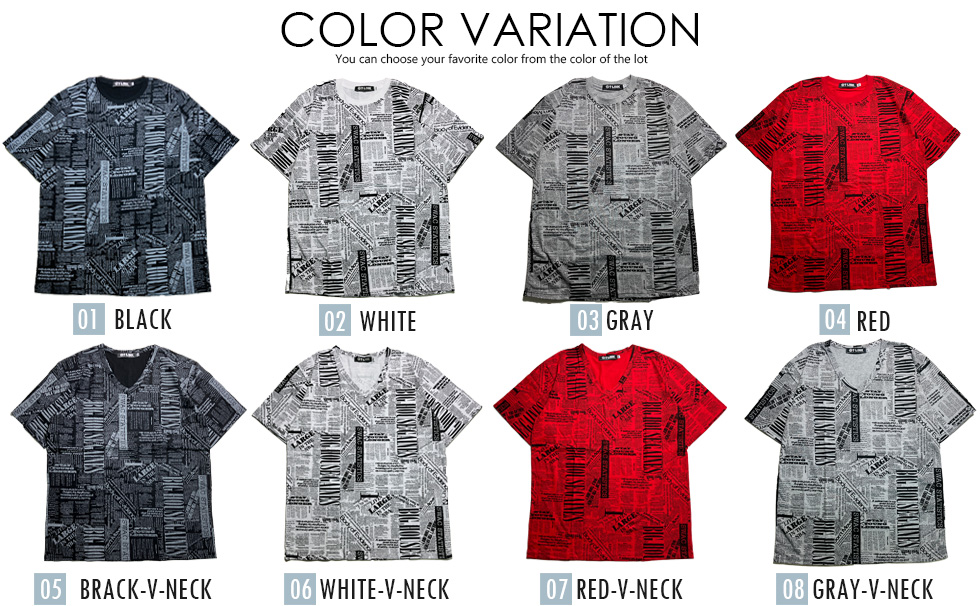 【セール】 Tシャツ 大きいTシャツ 英字新聞風 デザイン 英字ロゴ メンズ トップス