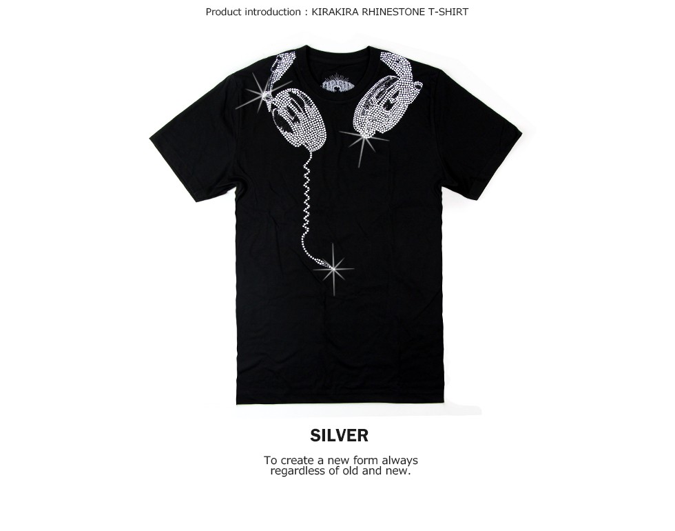 Roca Wear半袖Tシャツラインストーン肩パッド付ゆったり男女兼用 ROCAWEAR tシャツ 「ROCAWEAR/ロカウェア」ロゴプリント 半袖T
