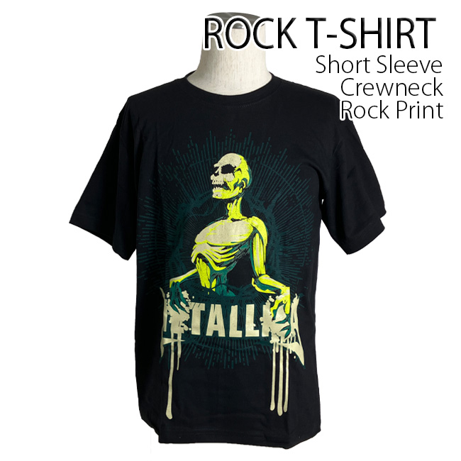 ロックtシャツ バンドtシャツ パンク METALLICA メタリカ メンズ