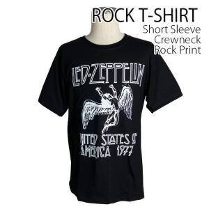ロックtシャツ バンドTシャツ パンク Led Zeppelin レッド ツェッペリン メンズ レデ...