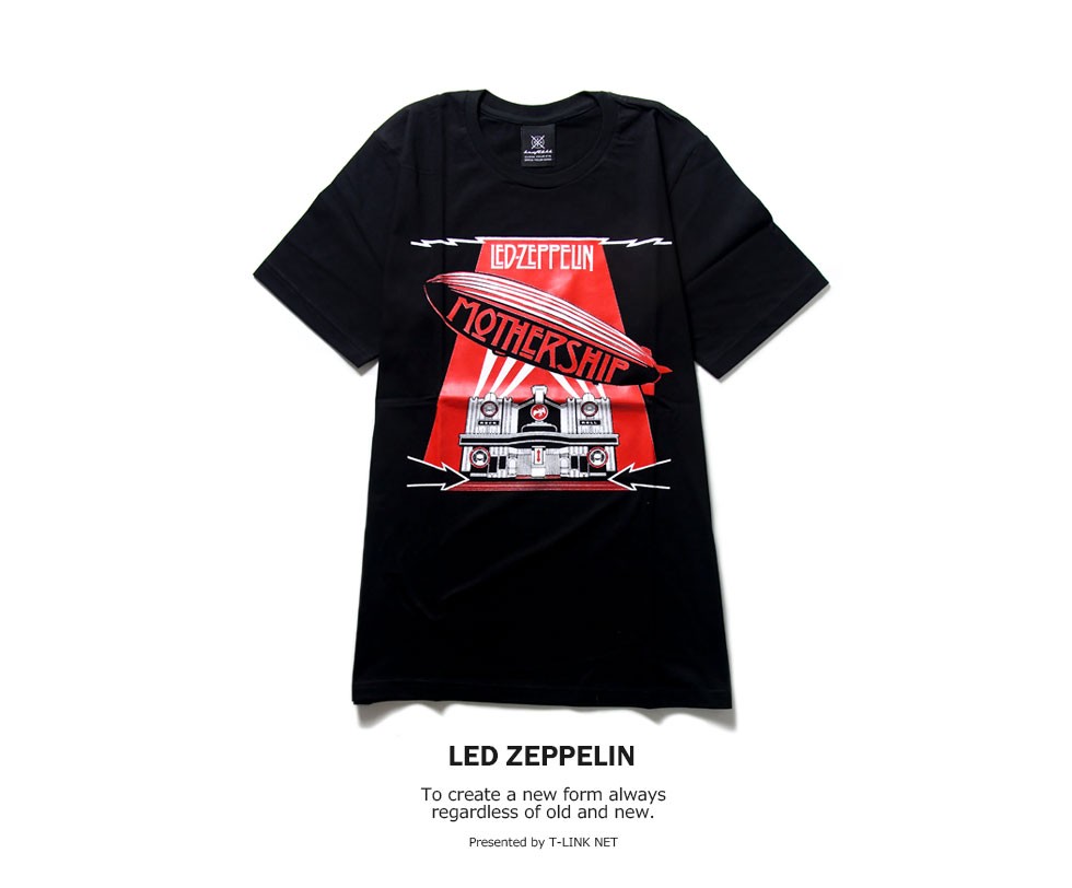 ロックTシャツ バンドTシャツ パンク  メンズ レディース Led Zeppelin レッドツェッ...