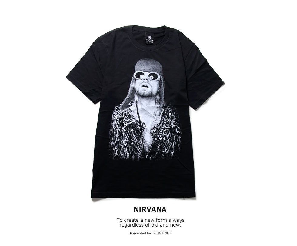 ロックTシャツ バンドTシャツ パンク メンズ レディース Nirvana Tシャツ ニルヴァーナ 半袖 ミュージック 白 黒 コットン 綿 100% M L XLサイズ｜t-link｜02