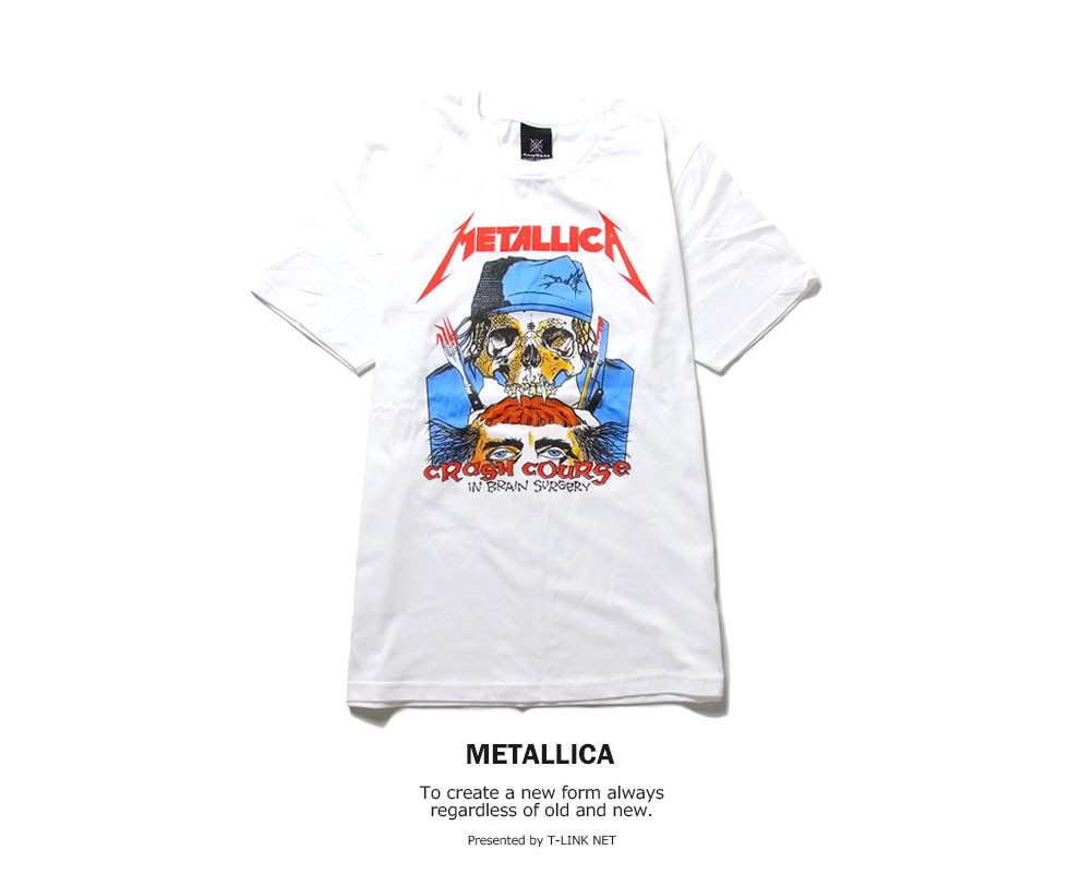 ロックTシャツ バンドTシャツ パンク メンズ レディース Metallica T