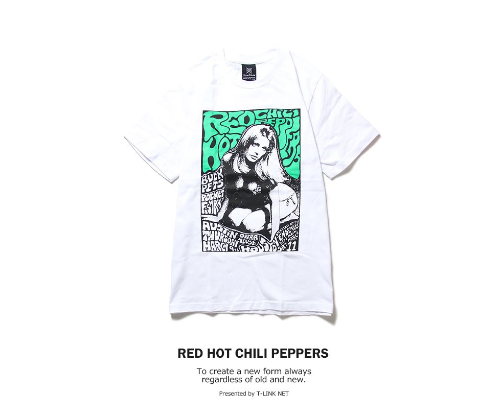 ロックTシャツ バンドTシャツ パンク  メンズ レディースRed Hot Chili Pepper...