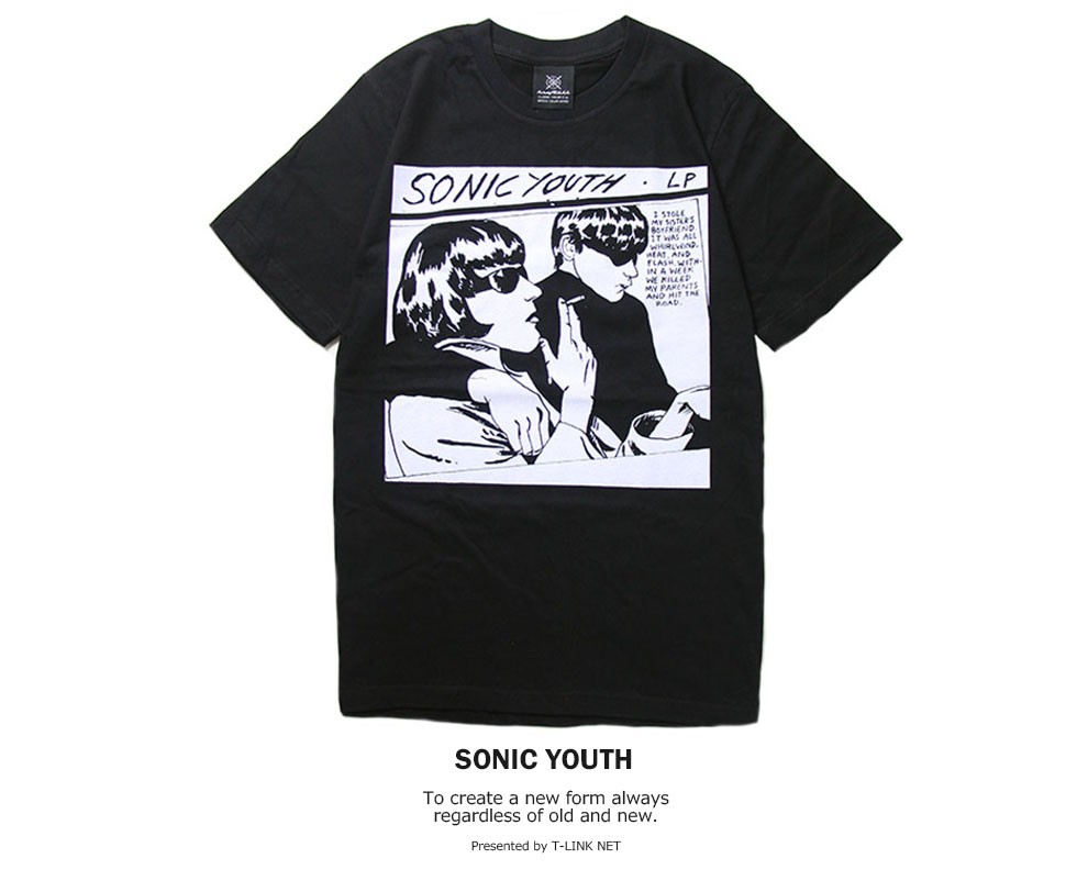 ロックTシャツ バンドTシャツ パンク メンズ レディース Sonic Youth T