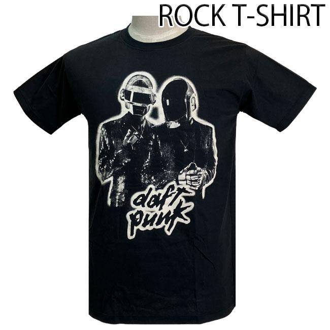 ロックTシャツ バンドTシャツ パンク Daft Punk ダフト パンク ロボット Mサイズ Lサイズ XLサイズ 黒色 白色｜t-link｜02