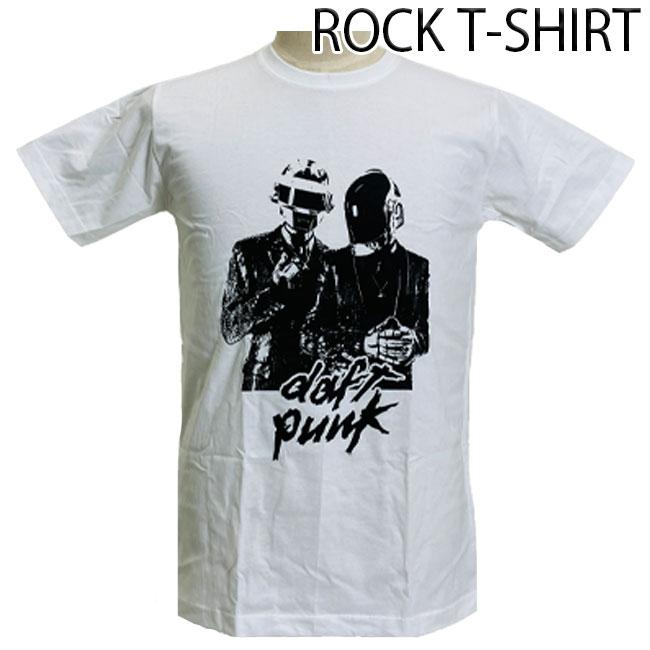 ロックTシャツ バンドTシャツ パンク Daft Punk ダフト パンク ロボット Mサイズ Lサイズ XLサイズ 黒色 白色｜t-link｜03