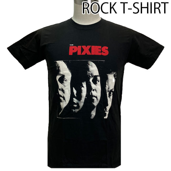 Pixies バンドTシャツ ブラック Mサイズ ロックTシャツ バンドTシャツ パンク Pixies ピクシーズ メンバー
