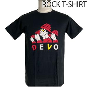 ロックTシャツ バンドTシャツ パンク Devo ディーヴォ メンバーイラスト Mサイズ Lサイズ ...