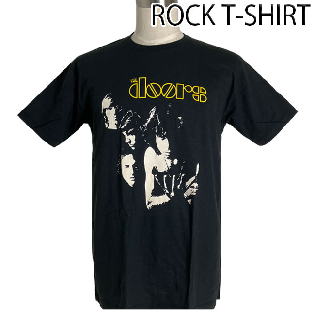 ロックTシャツ バンドTシャツ パンク ドアーズ メンバーイラスト
