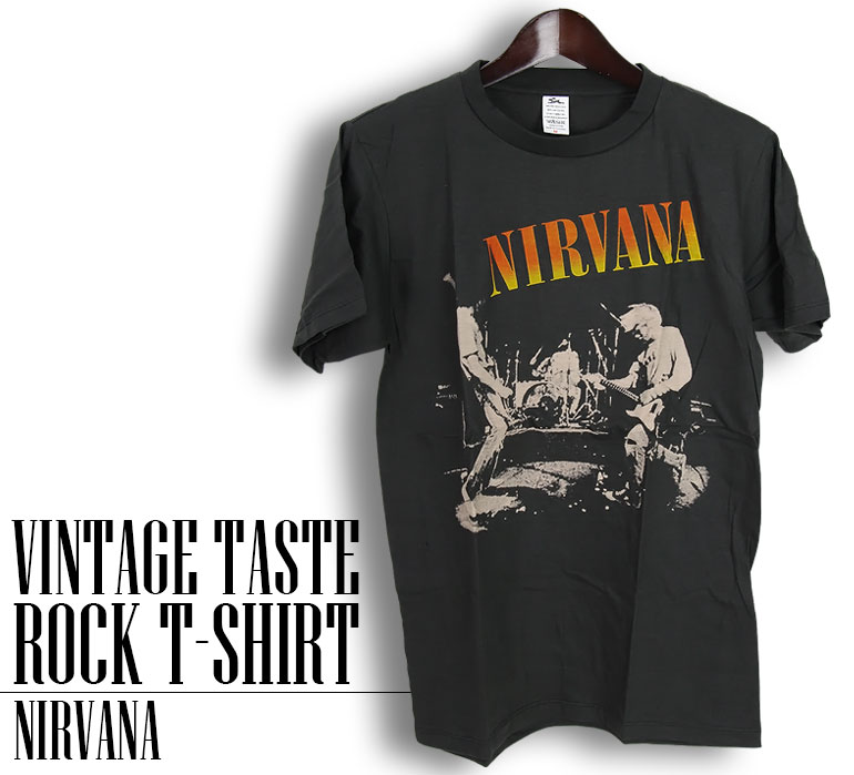 ヴィンテージロックTシャツ バンドTシャツ パンク Nirvana カート コバーン 大きいサイズ ...