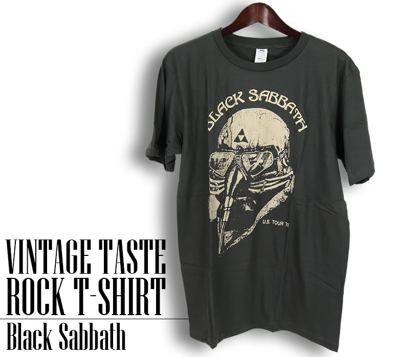 ヴィンテージロックtシャツ バンドtシャツ パンク ブラック サバス Mサイズ Lサイズ 黒色｜t-link｜02