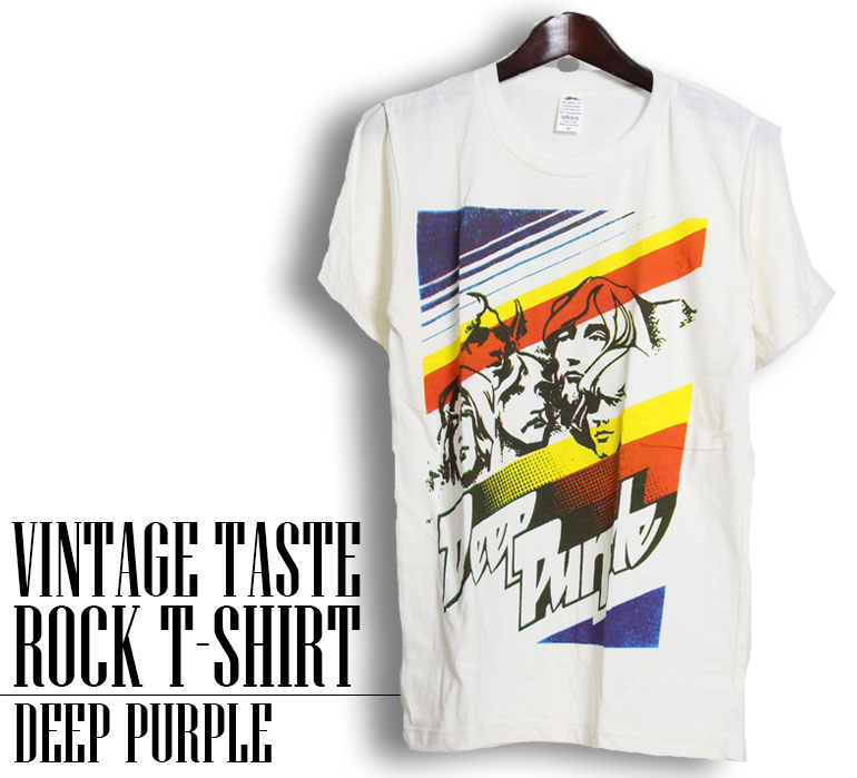 ヴィンテージロックtシャツ バンドtシャツ パンク Deep Purple ディープパープル M L...