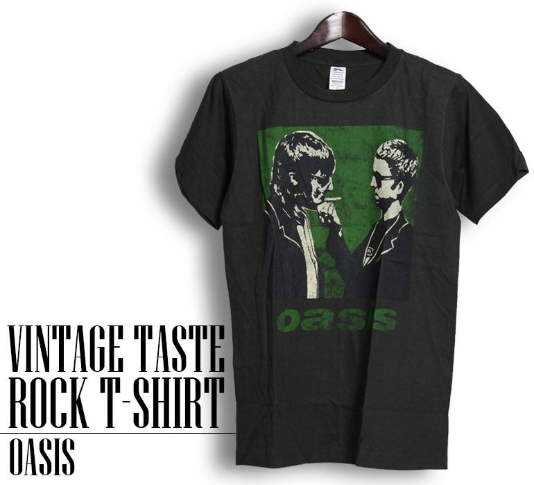 ヴィンテージロックtシャツ バンドtシャツ パンク OASIS M Lサイズ 黒色 オアシス