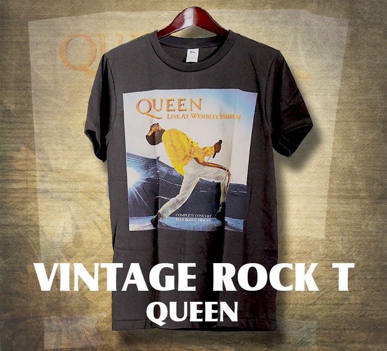 ヴィンテージロックtシャツ バンドtシャツ パンク QUEEN クイーン