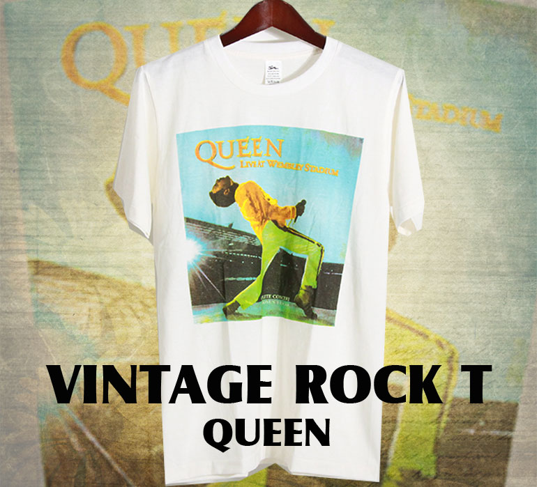 ヴィンテージロックtシャツ バンドtシャツ パンク QUEEN クイーン