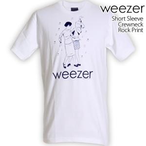 ロックtシャツ バンドtシャツ メンズ Weezer ウィーザー パンク ロックファッション メンズ...