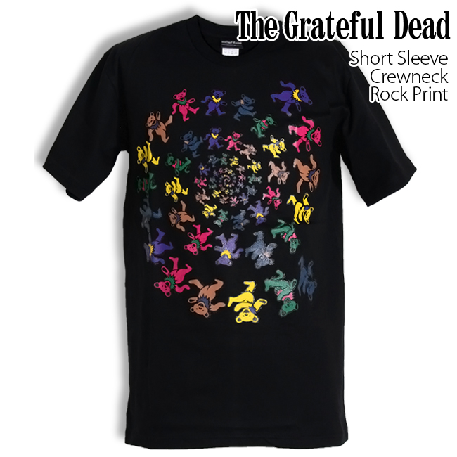 ロックtシャツ バンドtシャツ パンク The Grateful Dead グレイトフル デッド メンズ レディース Mサイズ Lサイズ XLサイズ 黒色 白色 ストリート系｜t-link｜02