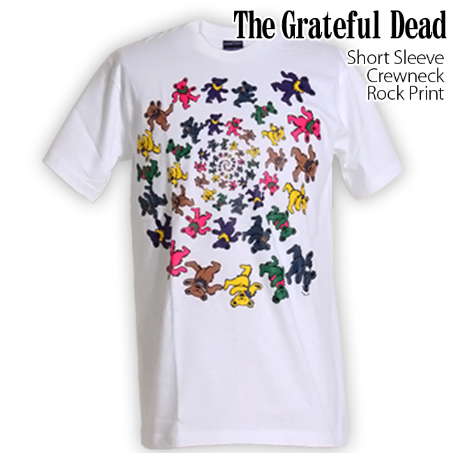 ロックtシャツ バンドtシャツ パンク The Grateful Dead グレイトフル デッド メンズ レディース Mサイズ Lサイズ XLサイズ 黒色 白色 ストリート系｜t-link｜03