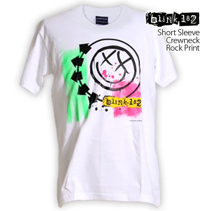 ロックtシャツ バンドtシャツ パンク ブリンク 182 Blink-182 オシャレ