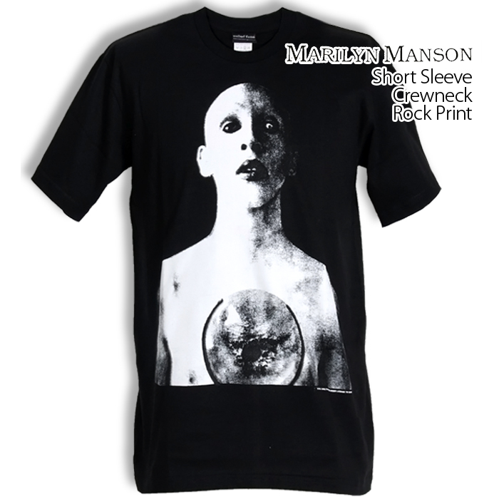 ロックtシャツ バンドtシャツ パンク Marilyn Manson マリリンマンソン 