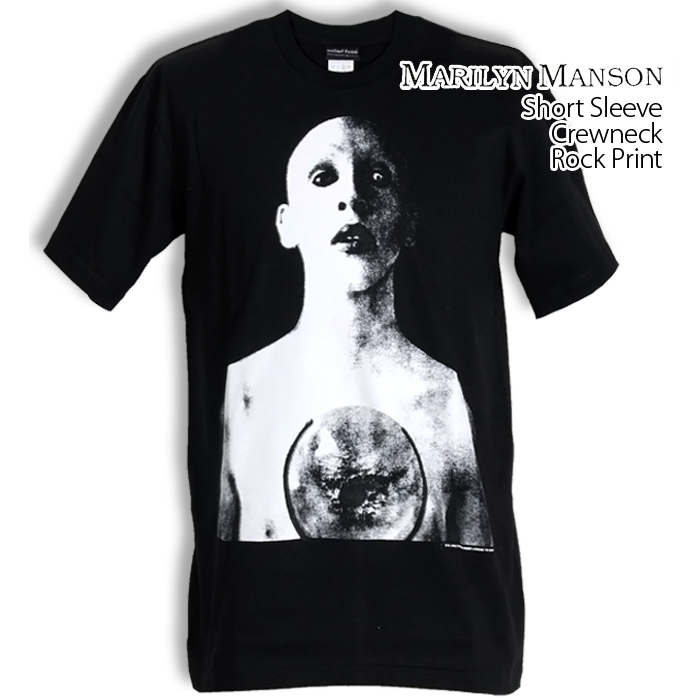 ロックtシャツ バンドtシャツ パンク Marilyn Manson マリリンマンソン