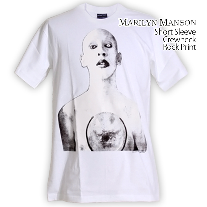 ロックtシャツ バンドtシャツ パンク Marilyn Manson マリリンマンソン