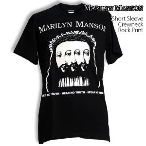 ロックtシャツ バンドtシャツ パンク Marilyn Manson マリリン マンソン NO TR...