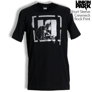 ロックtシャツ バンドtシャツ パンク Linkin Park リンキンパーク スプレーロゴ メンズ...