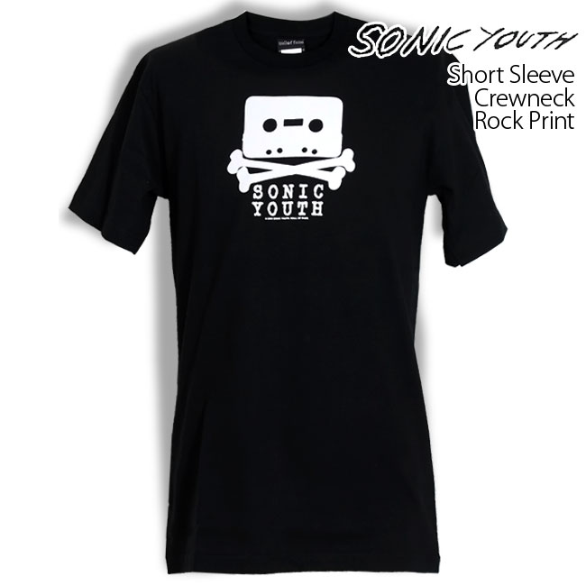 爆買 ロックtシャツ バンドtシャツ パンク ソニック ユース シンプル
