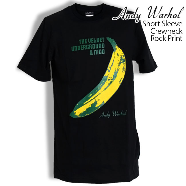 ロックtシャツ バンドtシャツ パンク The Velvet Underground バナナロゴ メンズ レディース Mサイズ Lサイズ XLサイズ 黒色 白色 ストリート系｜t-link｜02