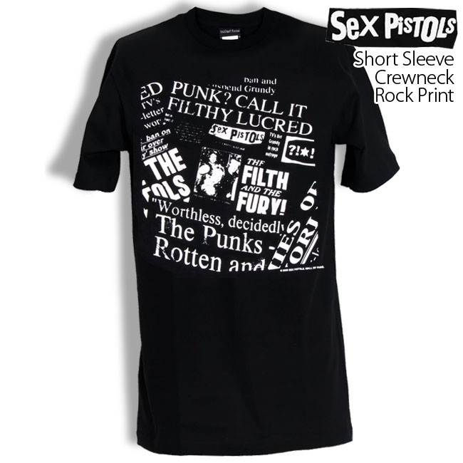 ロックtシャツ バンドtシャツ パンク Seｘ Pistols/セックス ピストルズ メンズ レディース Mサイズ Lサイズ XLサイズ 黒色 白色  ストリート系