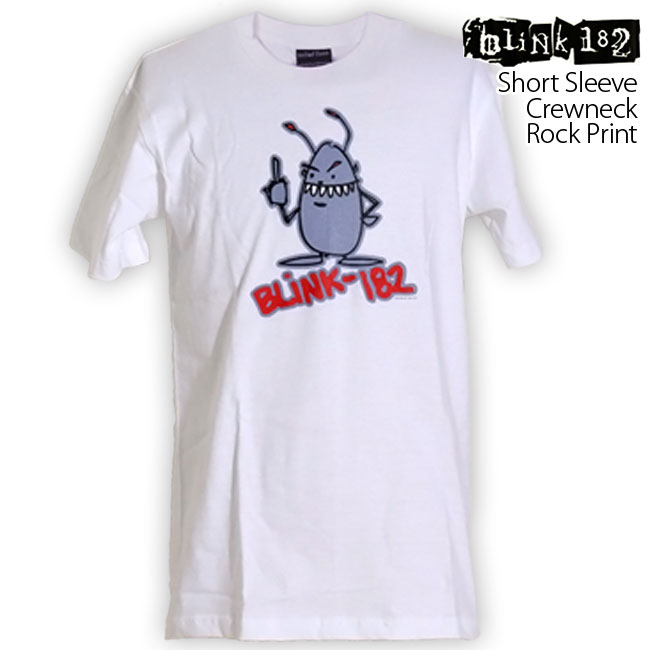 ロックtシャツ バンドtシャツ パンク ブリンク 182 Blink-182 バイキン