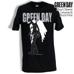 ロックtシャツ バンドtシャツ パンク グリーン デイ Green Day 天使ロゴ メンズ レディ...