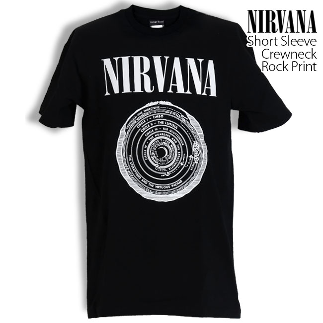 ロックtシャツ バンドtシャツ パンク Nirvana ニルヴァーナ スラングロゴ メンズ レディース Mサイズ Lサイズ XLサイズ 黒色 白色 ストリート系｜t-link｜02