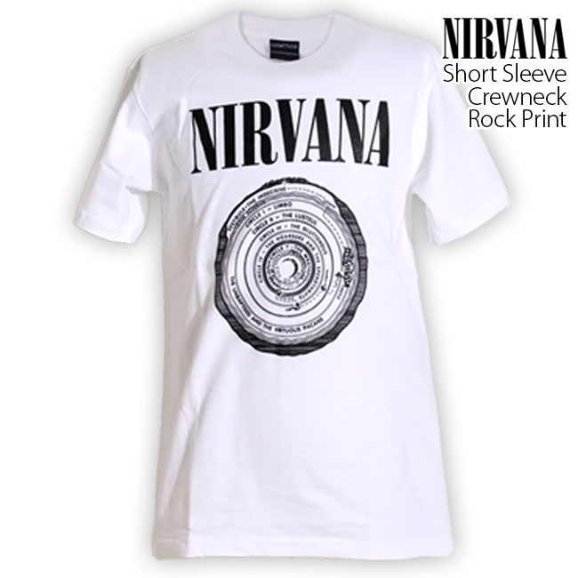 ロックtシャツ バンドtシャツ パンク Nirvana ニルヴァーナ スラングロゴ メンズ レディース Mサイズ Lサイズ XLサイズ 黒色 白色 ストリート系｜t-link｜03