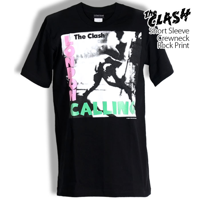 ロックtシャツ バンドtシャツ パンク ザ クラッシュ The Clash ライブイラスト メンズ レディース Mサイズ Lサイズ XLサイズ 黒色 白色 ストリート系｜t-link｜02